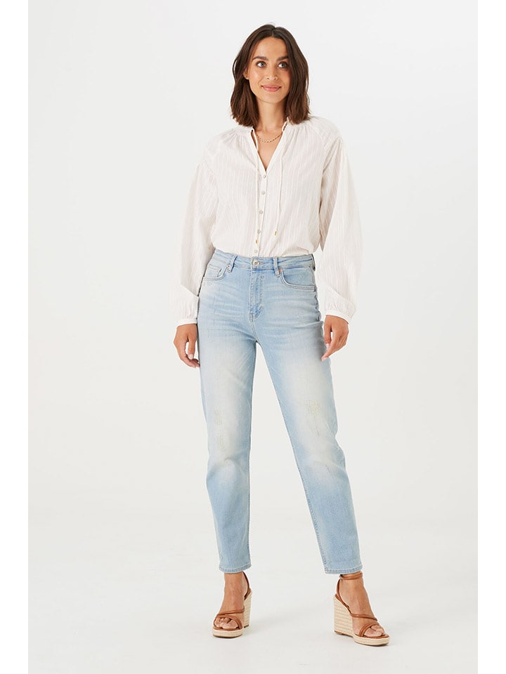 Garcia Dżinsy - Tapered fit - w kolorze błękitnym rozmiar: W28