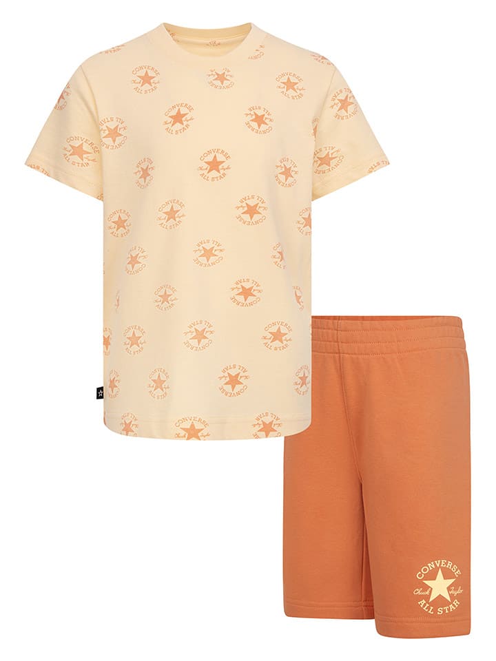 Converse 2-częściowy zestaw w kolorze pomarańczowym rozmiar: 116/122
