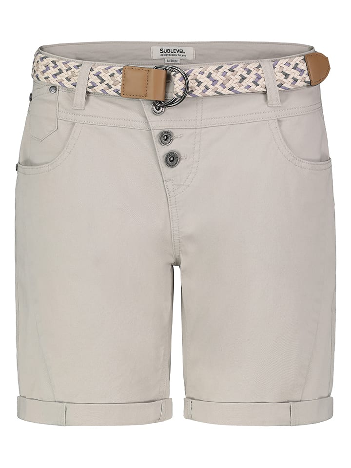 Sublevel Bermudy w kolorze kremowym rozmiar: XS
