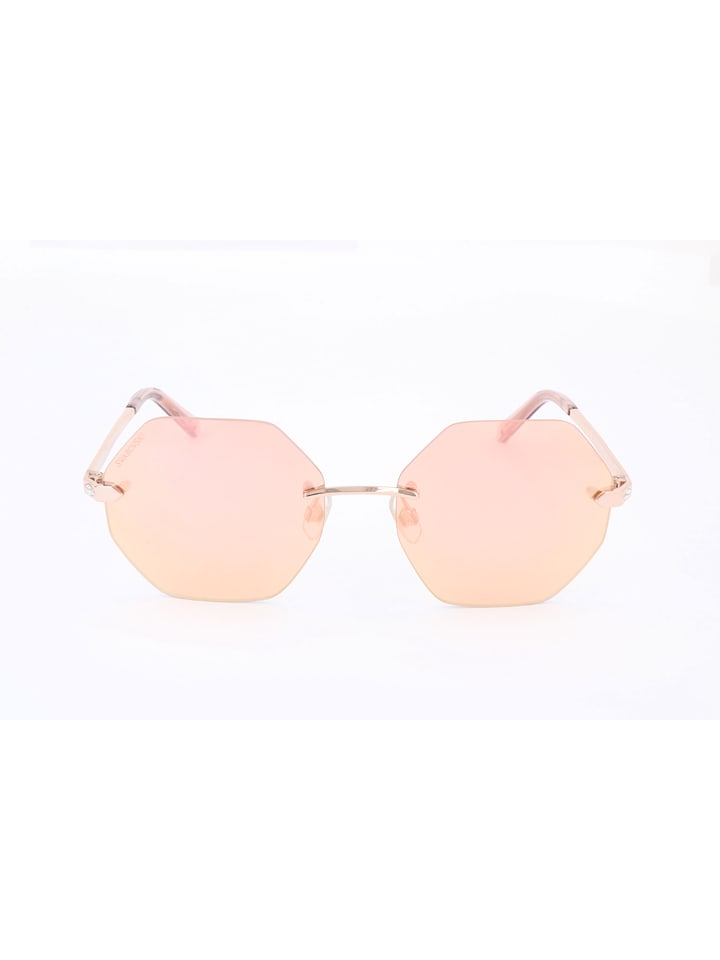 Swarovski Damskie okulary przeciwsłoneczne w kolorze różowozłotym rozmiar: 56