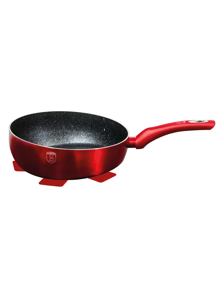 Berlinger Haus Patelnia "Metallic Line" w kolorze czerwonym - Ø 26 cm rozmiar: onesize