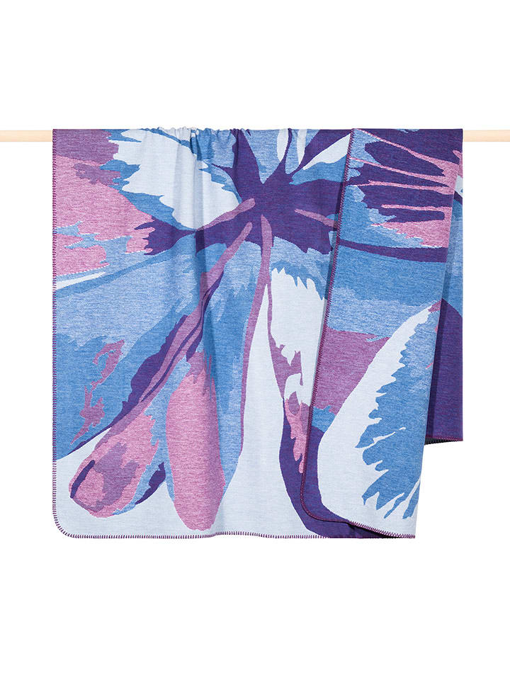 PAD Concept Koc "Flower" w kolorze fioletowym rozmiar: 150x200 cm