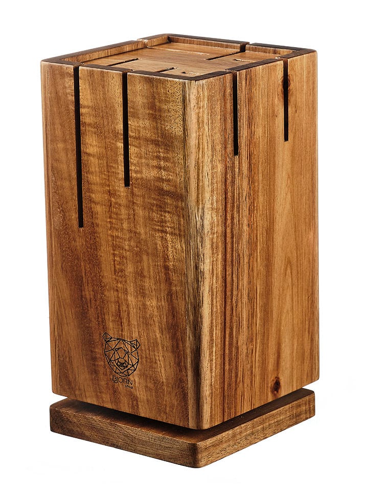 Björn Blok na noże "Skagen" w kolorze jasnobrązowym - 12 x 24 x 12 cm rozmiar: onesize