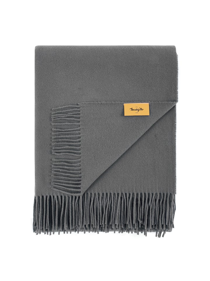 Lanerossi Wełniany koc "Luce" w kolorze szarym - 180 x 130 cm rozmiar: onesize