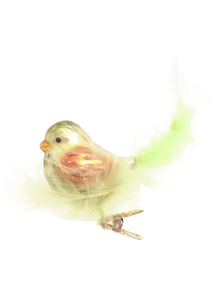 Krebs Glas Lauscha Ozdoba choinkowa w kolorze zielonym - szer. 15 cm rozmiar: onesize