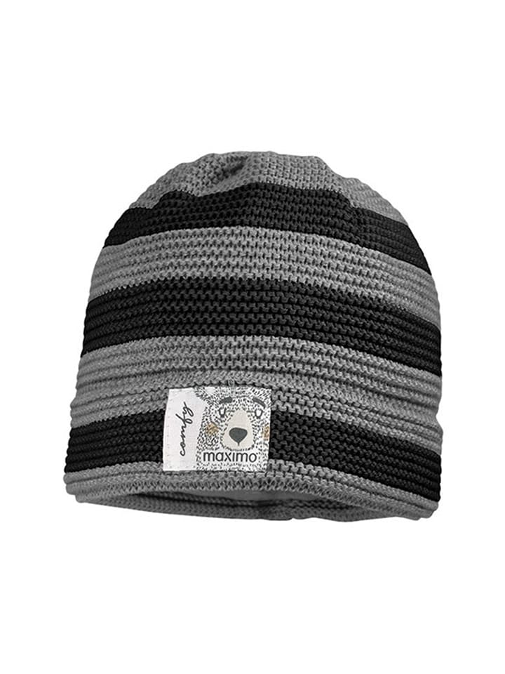 MaxiMo Czapka w kolorze szaro-czarnym rozmiar: 45 cm