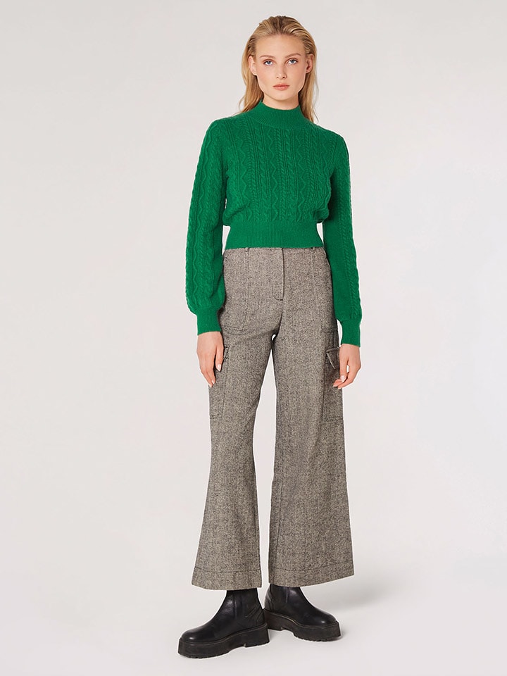 Apricot Sweter w kolorze zielonym rozmiar: M