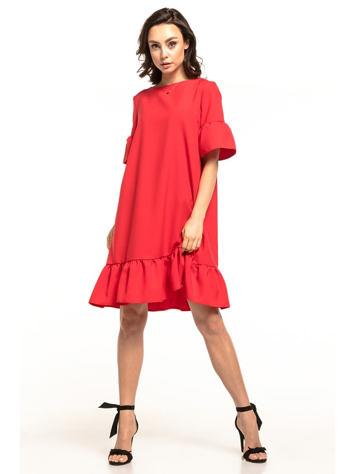 Tessita Sukienka w kolorze czerwonym rozmiar: XL