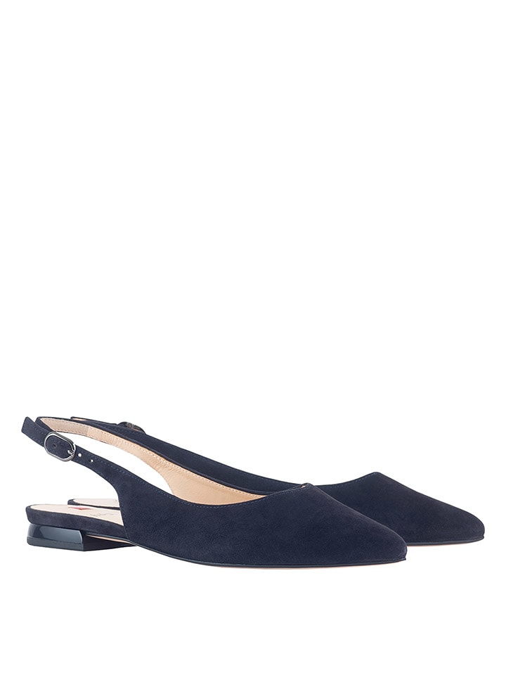 Högl Baleriny "Mona" w kolorze czarnym rozmiar: 38,5