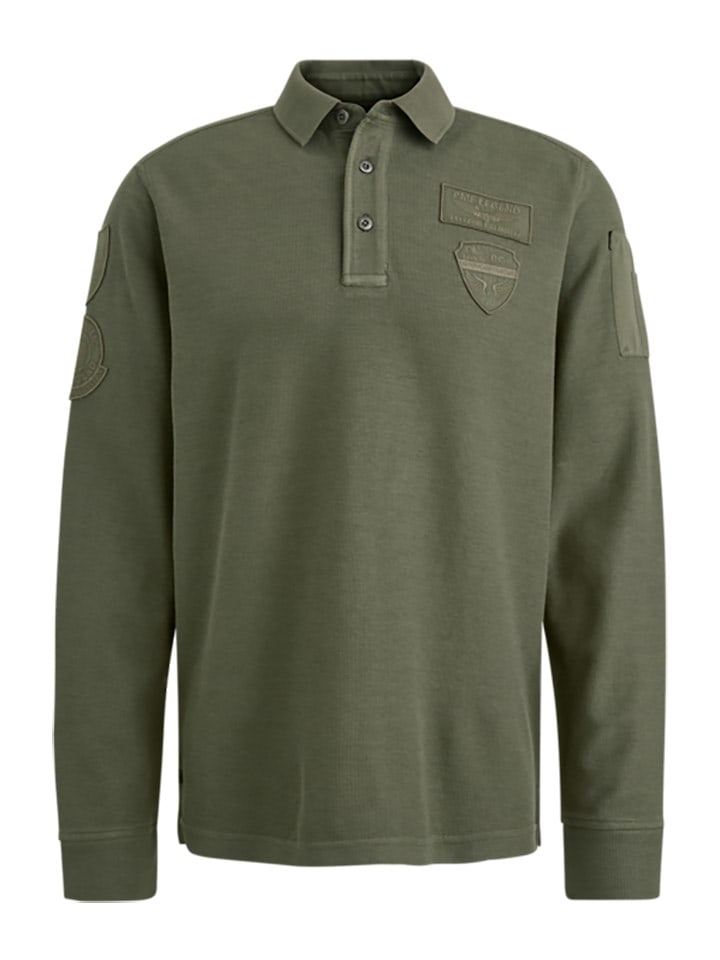 PME Legend Koszulka polo w kolorze khaki rozmiar: XL