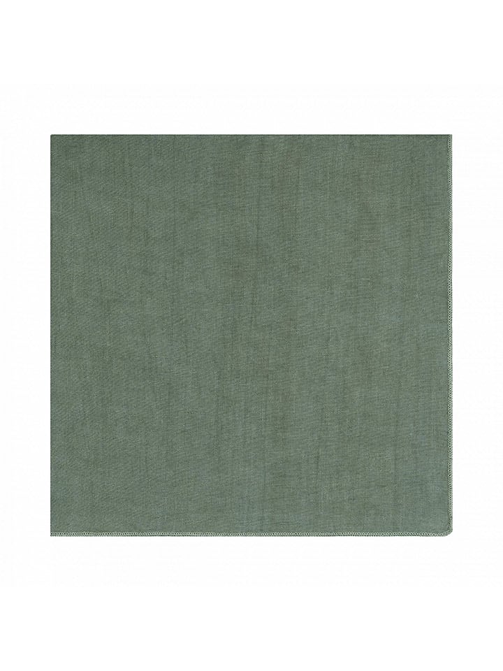 Blomus Lniana serwetka "Lineo" w kolorze zielonym - 42 x 42 cm rozmiar: onesize