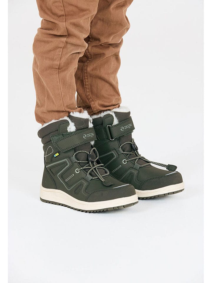 Zigzag Botki "Rincet" w kolorze antracytowym rozmiar: 24