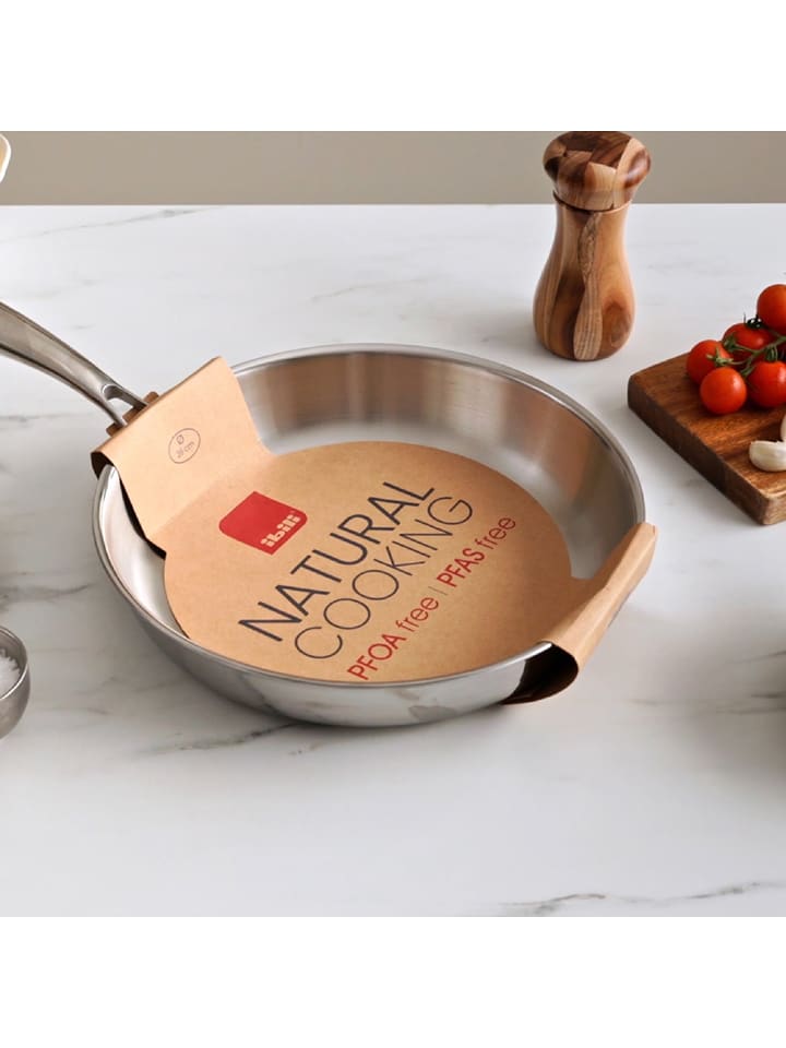 Ibili Patelnia "Triply Natural" w kolorze srebrnym - Ø 16 cm rozmiar: onesize