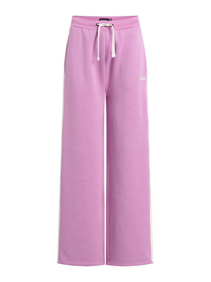 Bench Spodnie dresowe "Lotty" w kolorze lawendowo-białym rozmiar: 44