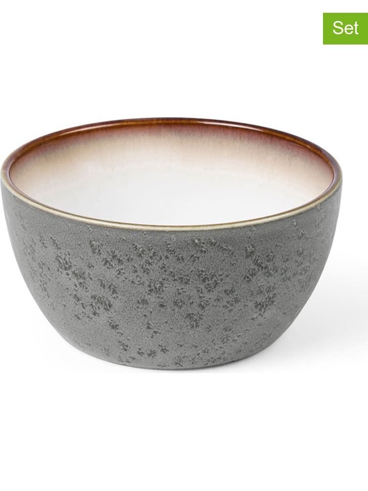 Bitz Miski (4 szt.) w kolorze kremowo-szarym - Ø 14 cm rozmiar: onesize