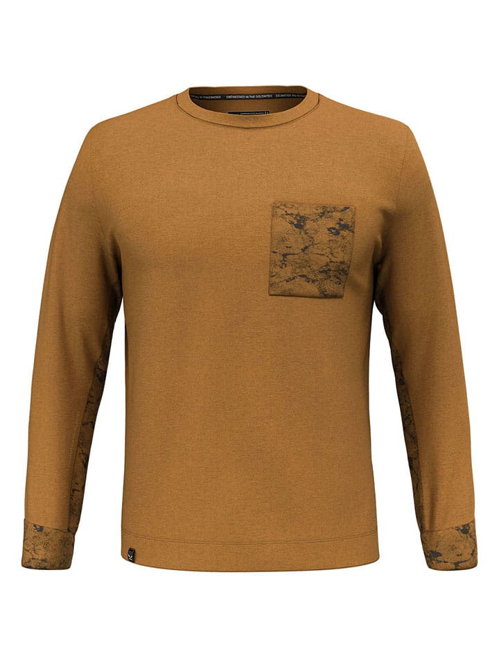 Salewa Sweter "Lavaredo" w kolorze jasnobrązowym rozmiar: XL