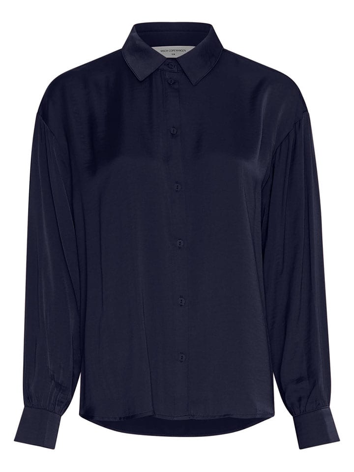 MOSS COPENHAGEN Bluzka "Sandeline" w kolorze granatowym rozmiar: XS/S