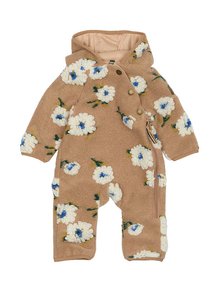 mikk-line Kombinezon polarowy w kolorze karmelowym rozmiar: 98