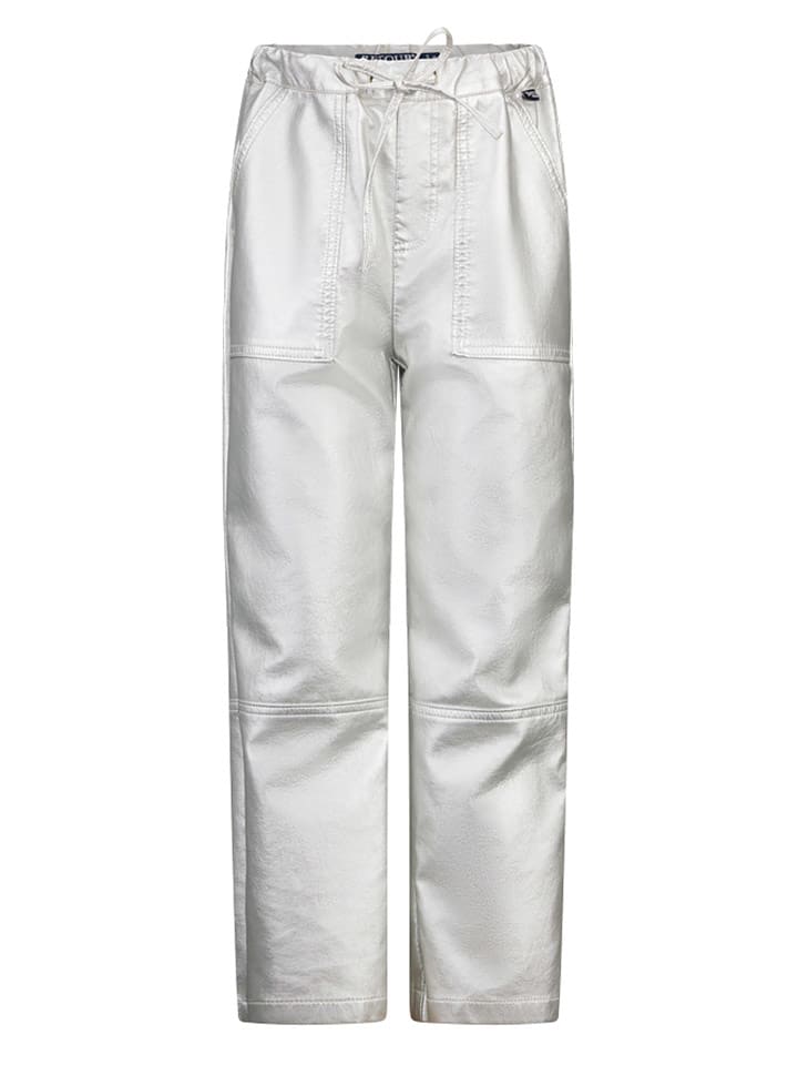 Retour Spodnie w kolorze srebrnym rozmiar: 146/152