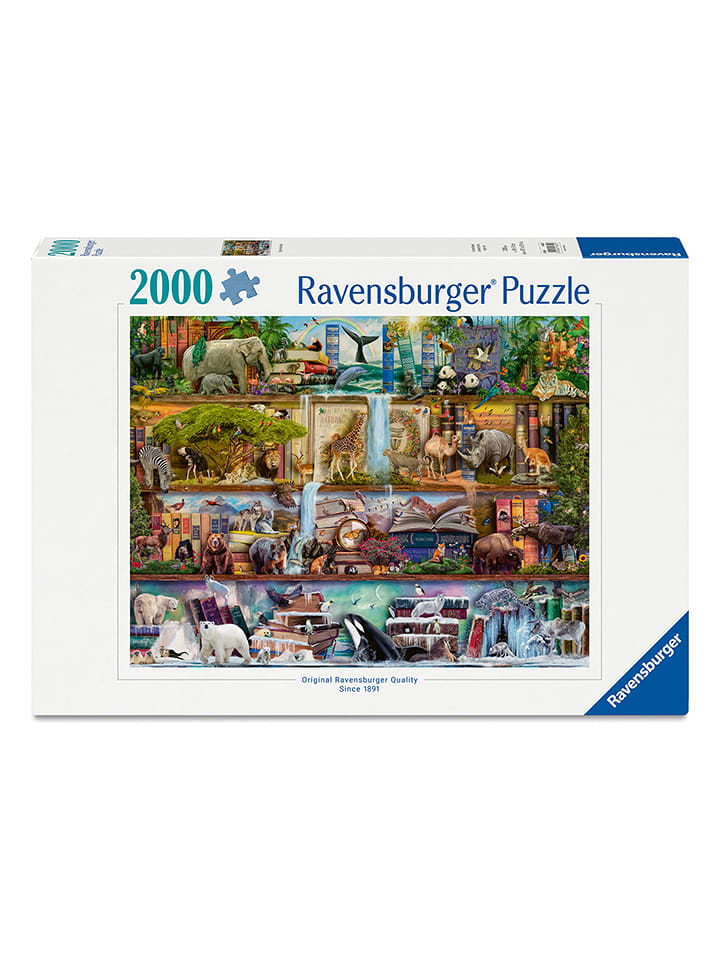 Ravensburger 2000-częściowe puzzle "Big Animal World" - 14+ rozmiar: onesize