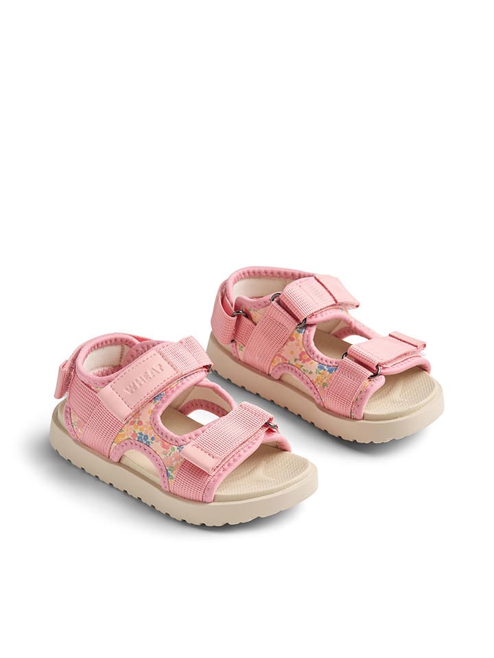 Wheat Sandały w kolorze jasnoróżowym rozmiar: 26