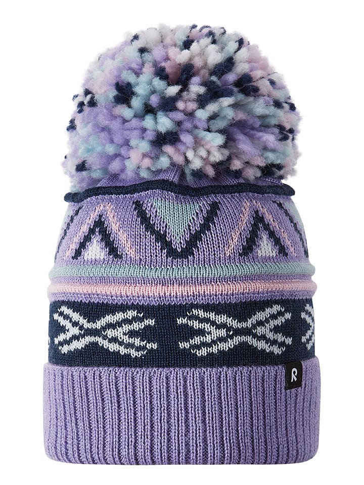 Reima Czapka "Kirjoen" w kolorze fioletowym rozmiar: 56-58 cm