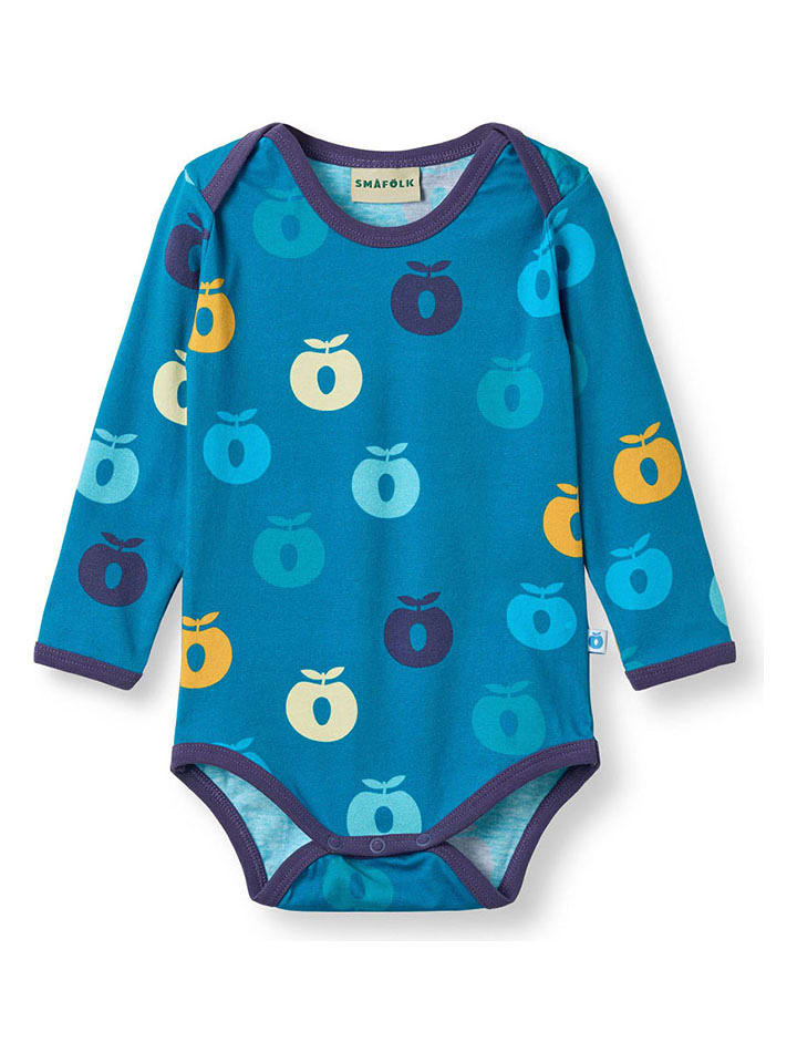 Småfolk Body w kolorze niebieskim rozmiar: 56