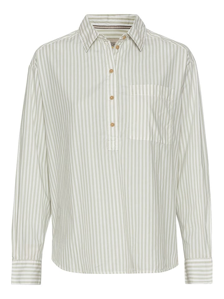 Camel Active Bluzka w kolorze biało-beżowym rozmiar: XS