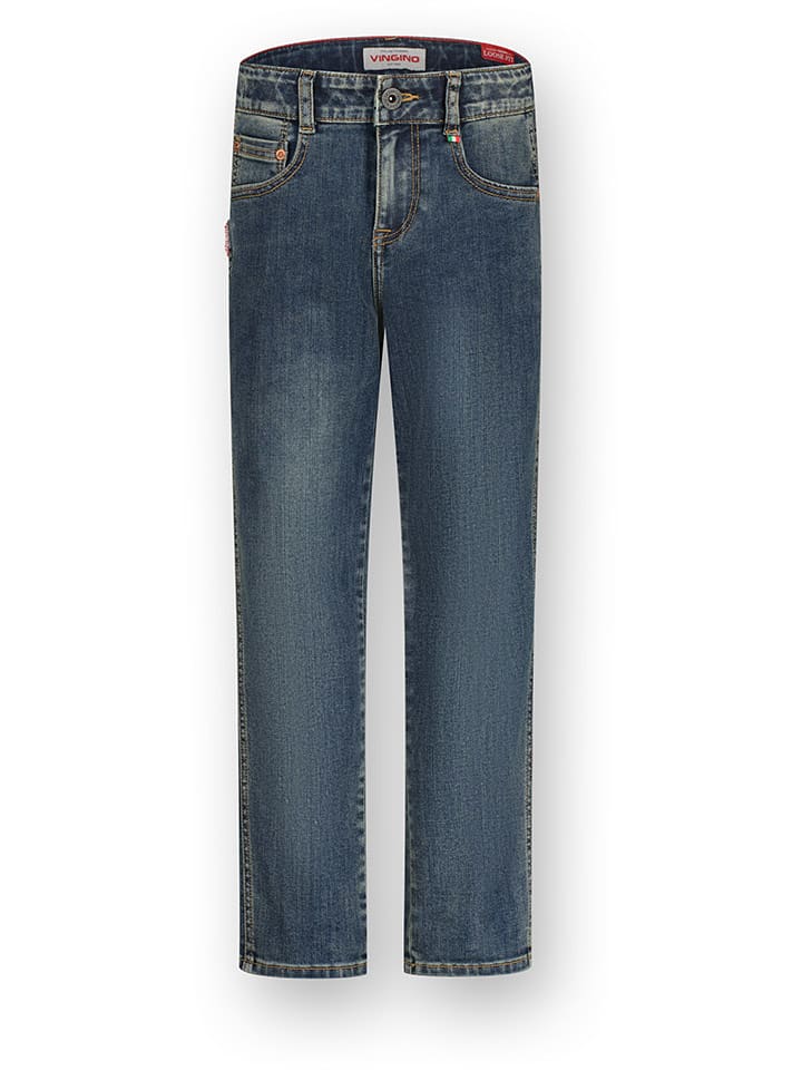 Vingino Dżinsy - Regular fit - w kolorze niebieskim rozmiar: 158