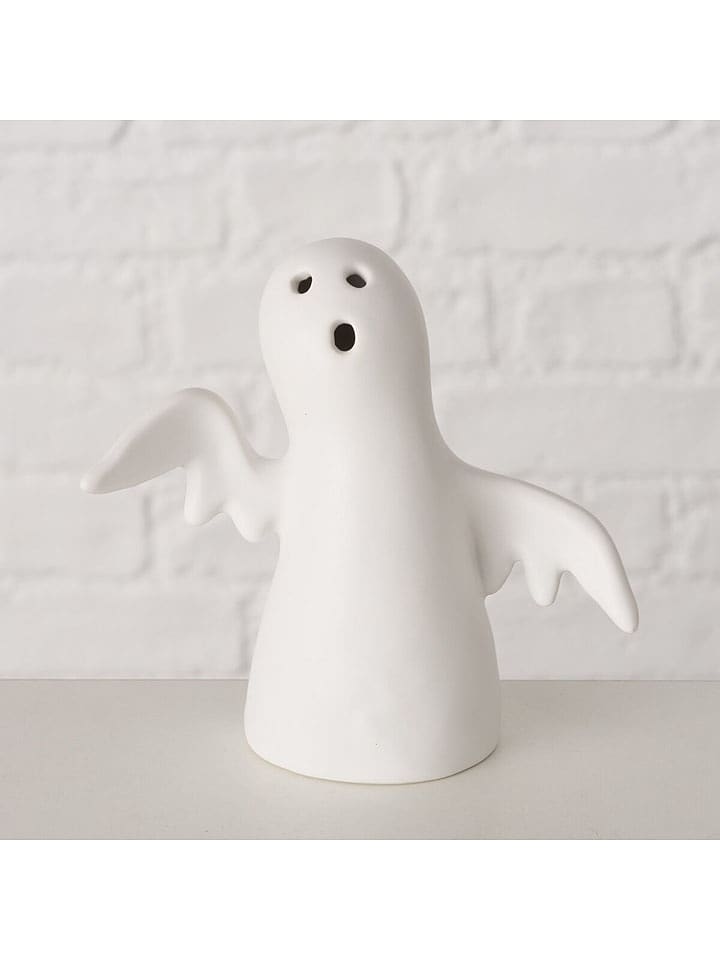 Boltze Figurka dekoracyjna LED "Ghostie" w kolorze białym - wys. 11,8 cm rozmiar: onesize