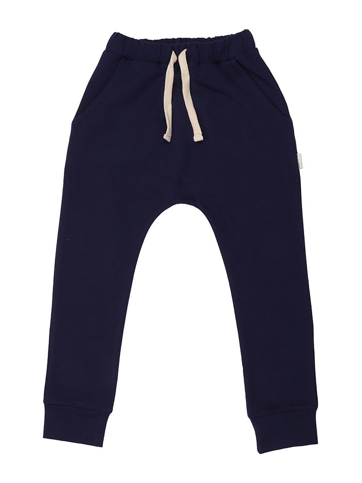 Walkiddy Spodnie dresowe w kolorze granatowym rozmiar: 110