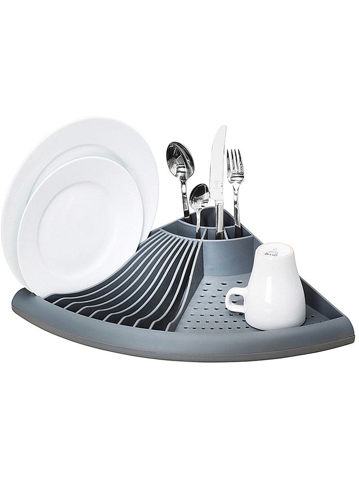 Wenko Suszarka w kolorze szarym do naczyń - 37,5 x 10,5 x 37,5 cm rozmiar: onesize