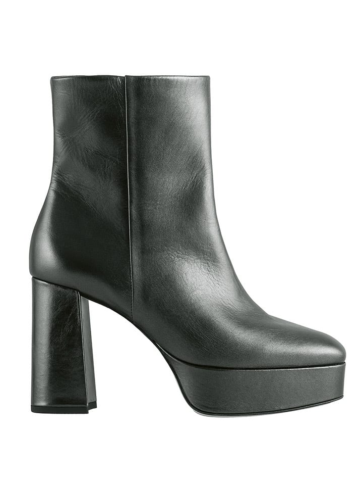 Högl Skórzane botki "Nora" w kolorze antracytowym rozmiar: 38,5