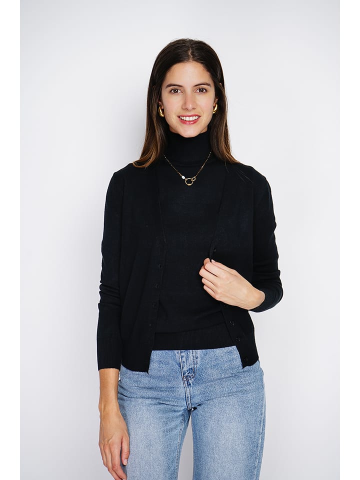 ASSUILI 2-częściowy zestaw w kolorze czarnym rozmiar: 44