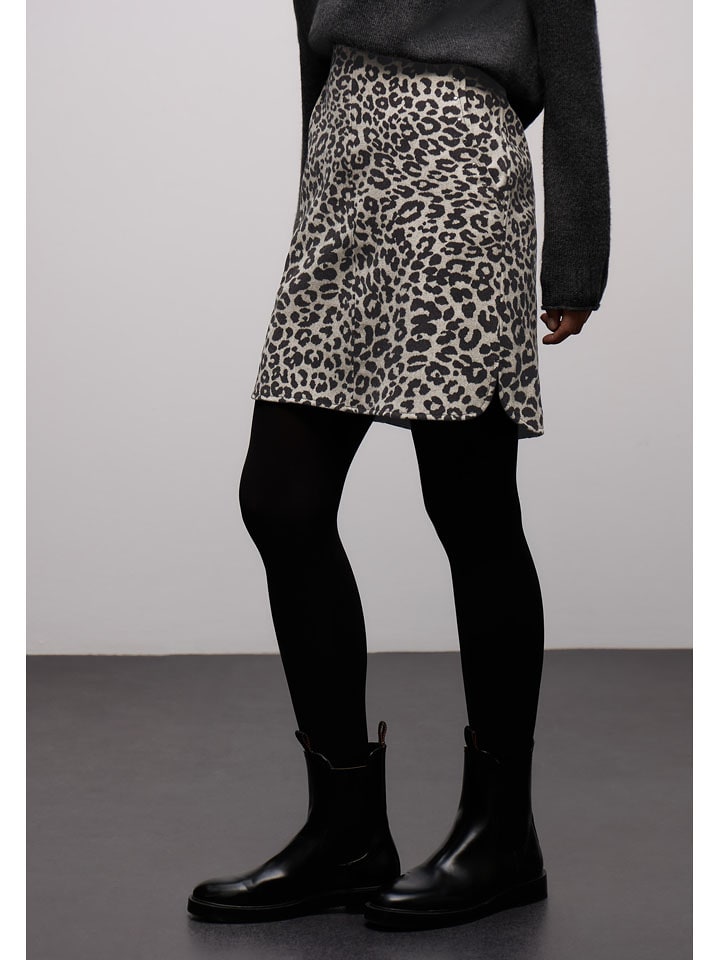 Street One Spódnica w kolorze szaro-czarnym rozmiar: 46