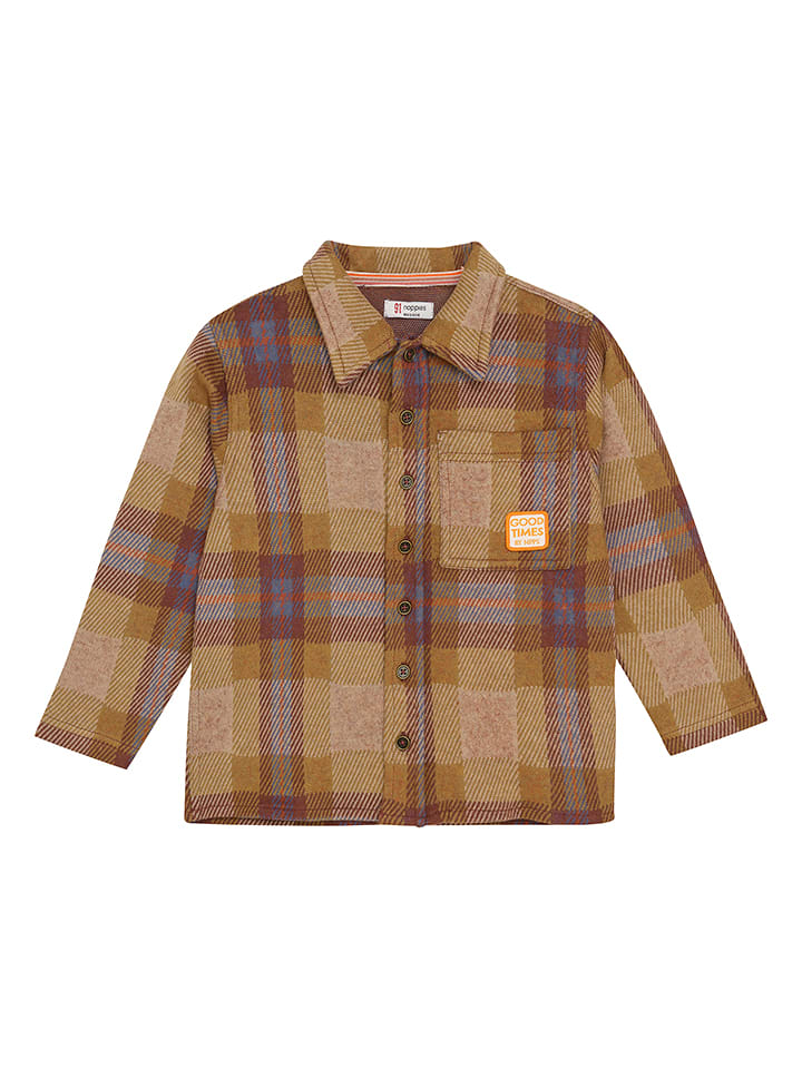 Noppies Koszula w kolorze jasnobrązowym rozmiar: 98