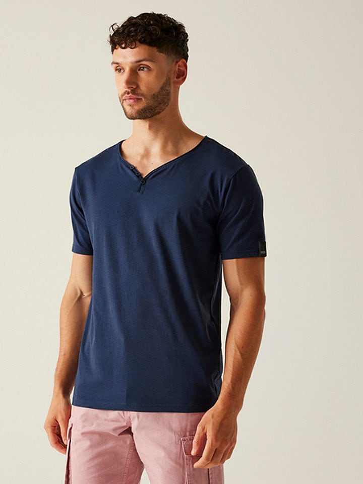 Regatta Koszulka "Dewi" w kolorze granatowym rozmiar: L