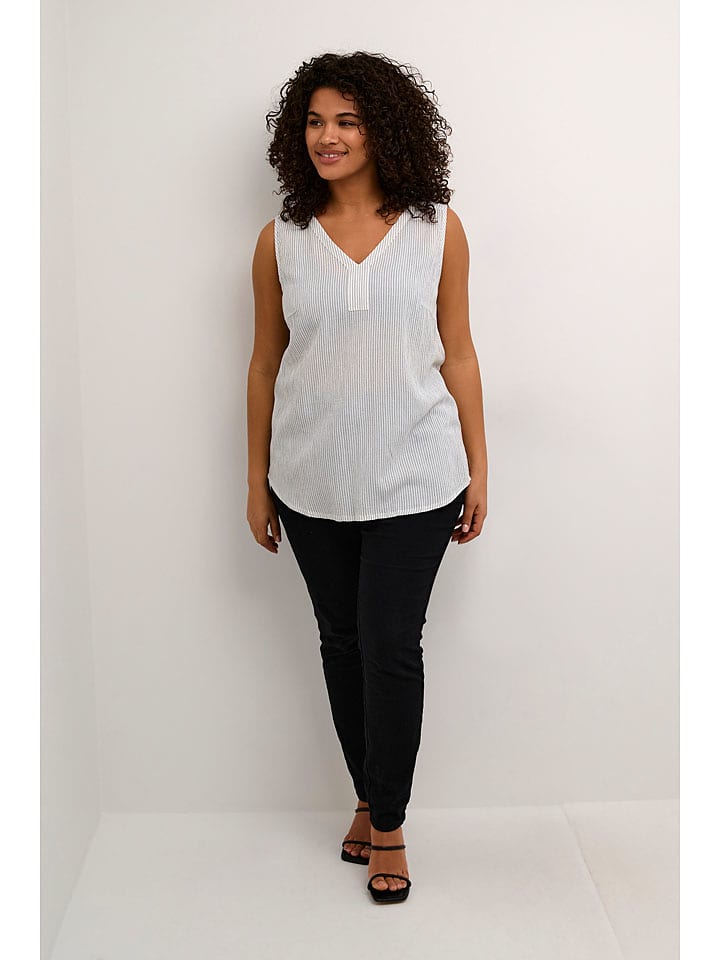 Kaffe Top "Abby" w kolorze białym rozmiar: 54