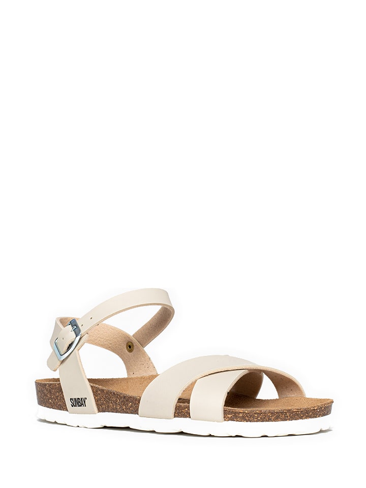 Sunbay Sandały "Albany" w kolorze kremowym rozmiar: 36