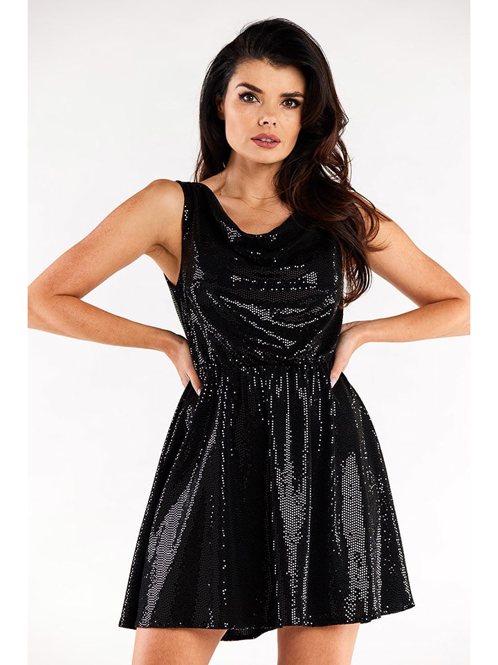 Awama Sukienka w kolorze czarnym rozmiar: L