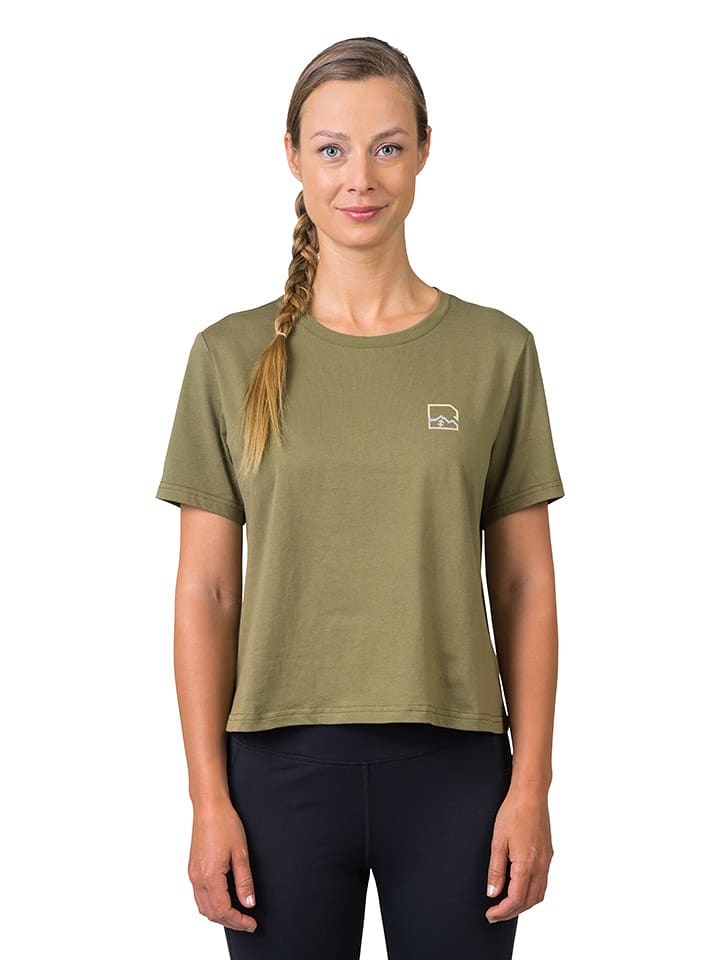 Hannah Koszulka "Elin" w kolorze khaki rozmiar: 42