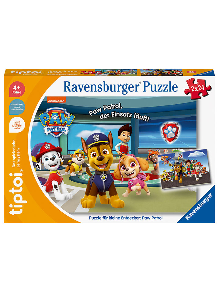 Ravensburger Puzzle (2x 24 szt.) "Psi Patrol" - 4+ rozmiar: onesize