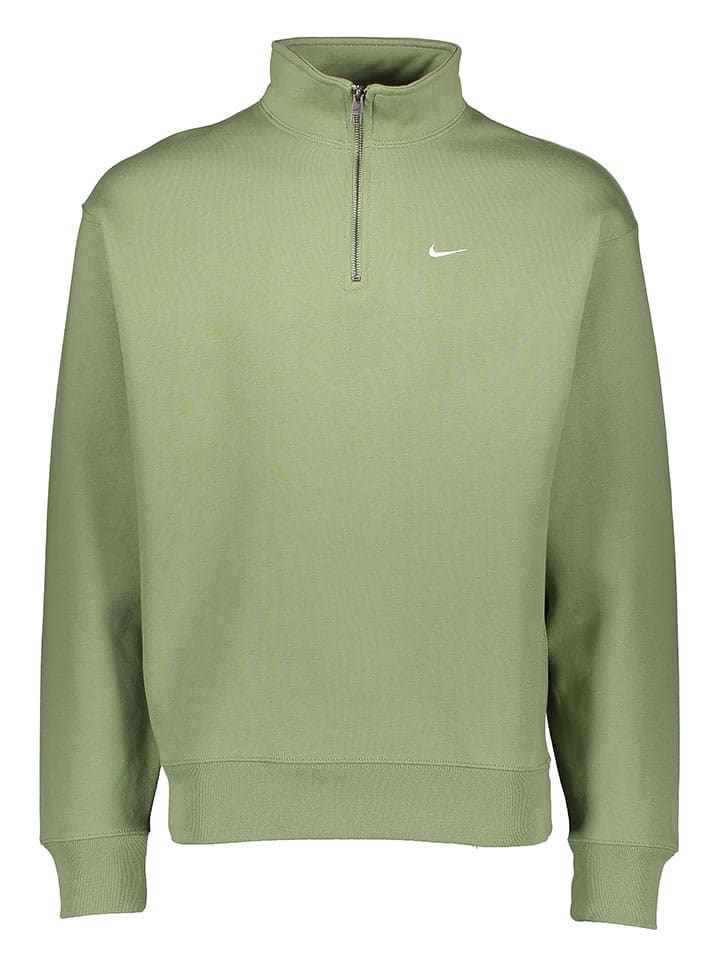 Nike Sportswear Bluza "Solo Swoosh" w kolorze zielonym rozmiar: S