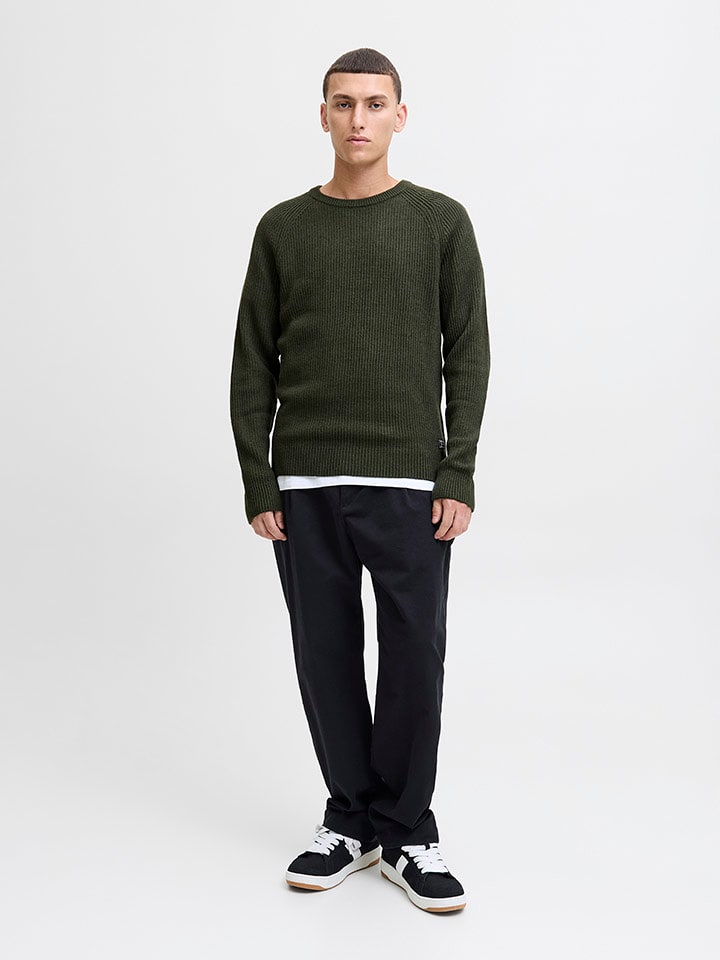 Jack & Jones Sweter w kolorze khaki rozmiar: XXL