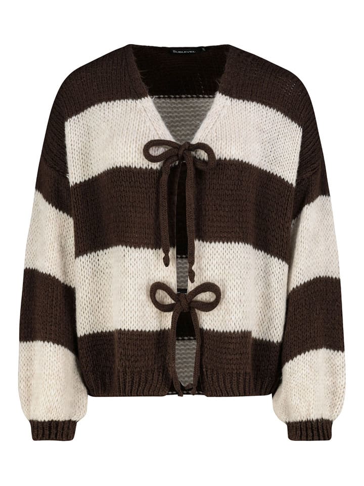 Sublevel Kardigan w kolorze brązowo-beżowym rozmiar: L/XL