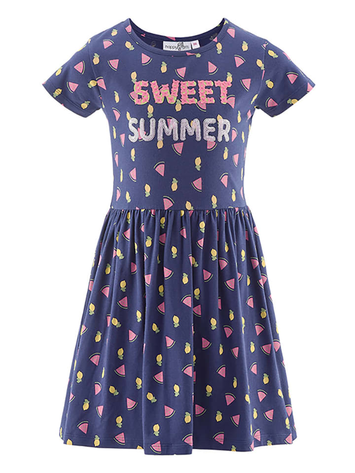 happy girls by Eisend Sukienka w kolorze granatowym rozmiar: 110