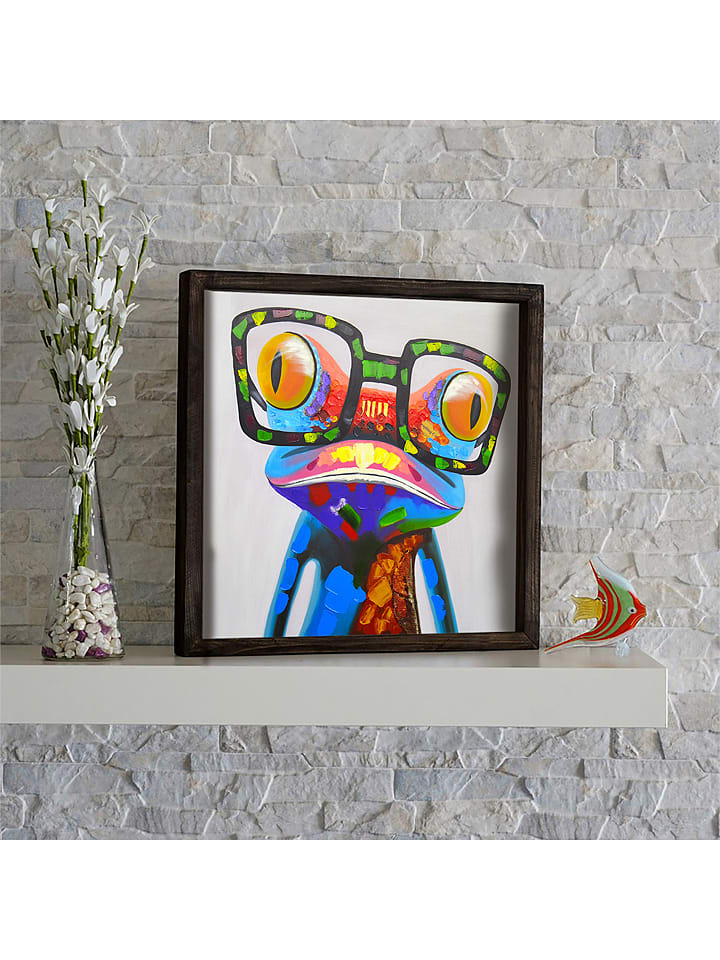 ABERTO DESIGN Druk artystyczny w ramce - 34 x 34 cm rozmiar: onesize