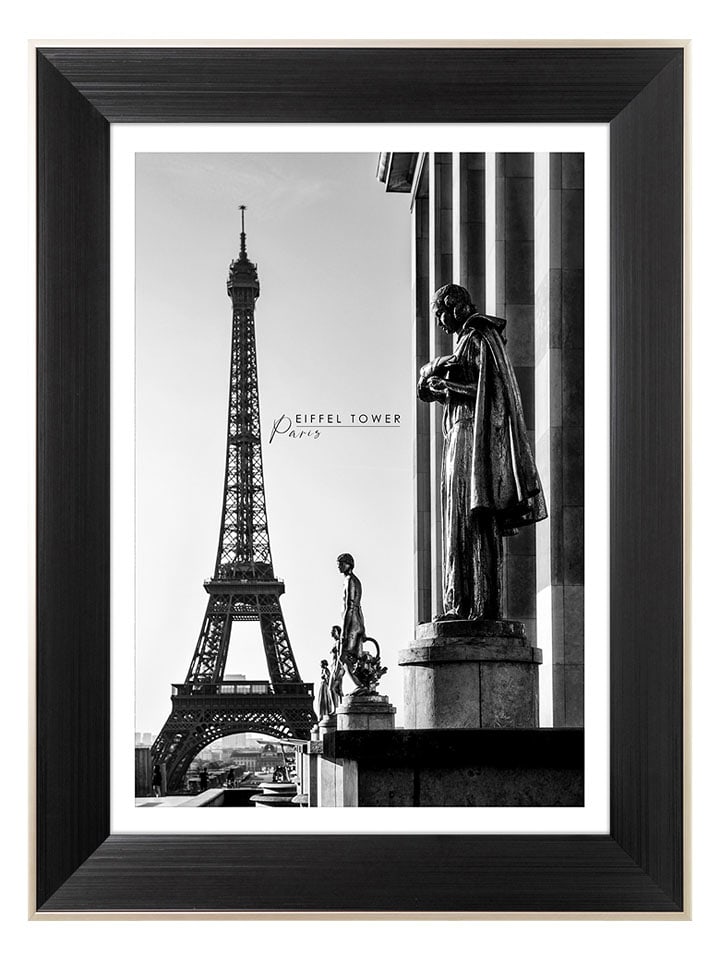 Ars Longa Druk artystyczny "View Of The Eiffel Tower" w ramce - 70 x 50 cm rozmiar: onesize