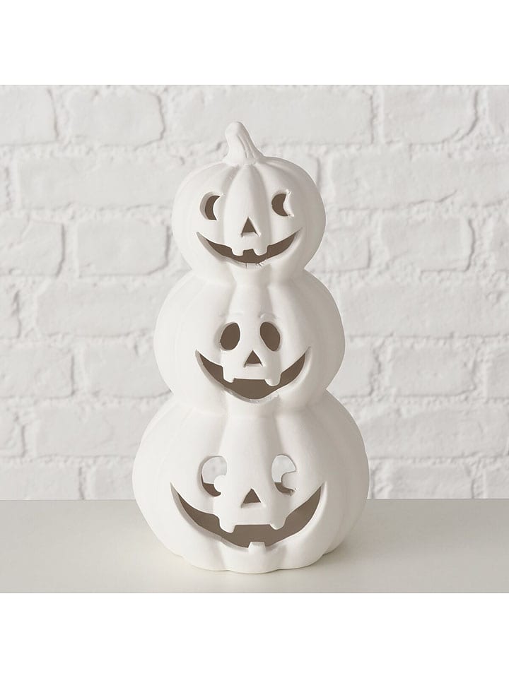 Boltze Świecznik "Curbana" w kolorze białym - wys. 25 x Ø 14 cm rozmiar: onesize