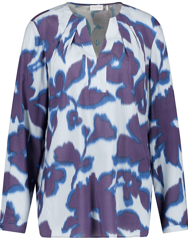 Gerry Weber Bluzka w kolorze błękitno-granatowym rozmiar: 42